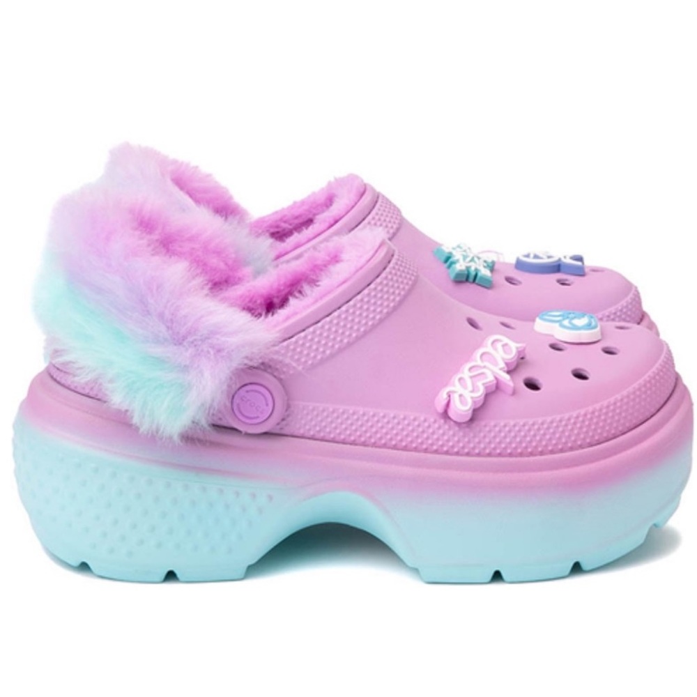 AESPA X CROCS STOMP LINED CLOG Size 8